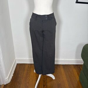 Y2k Grey Low Waist Office Trousers
